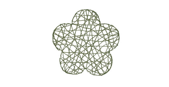 PLATZDECKCHEN Papier Grün - Grün, Trend, Papier (42/40/0,2cm) - Ambia Home