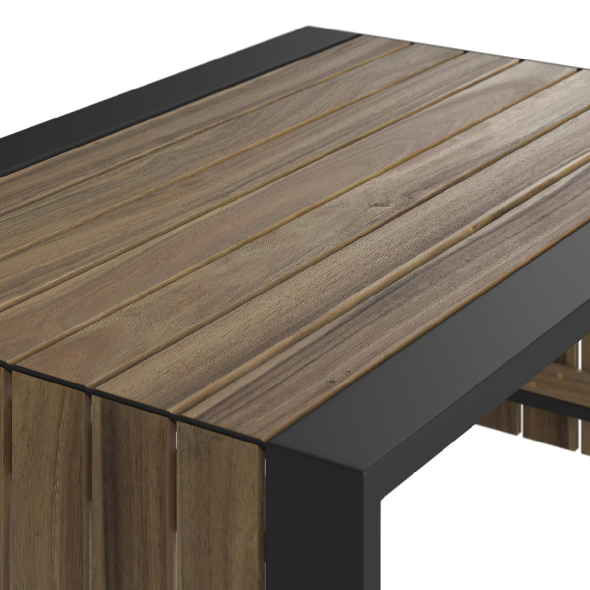 LOUNGEGARNITUR  311/246 cm  Akazie Aluminium  - Anthrazit/Grau, LIFESTYLE, Holz/Textil (311/246cm) - Ambia Garden