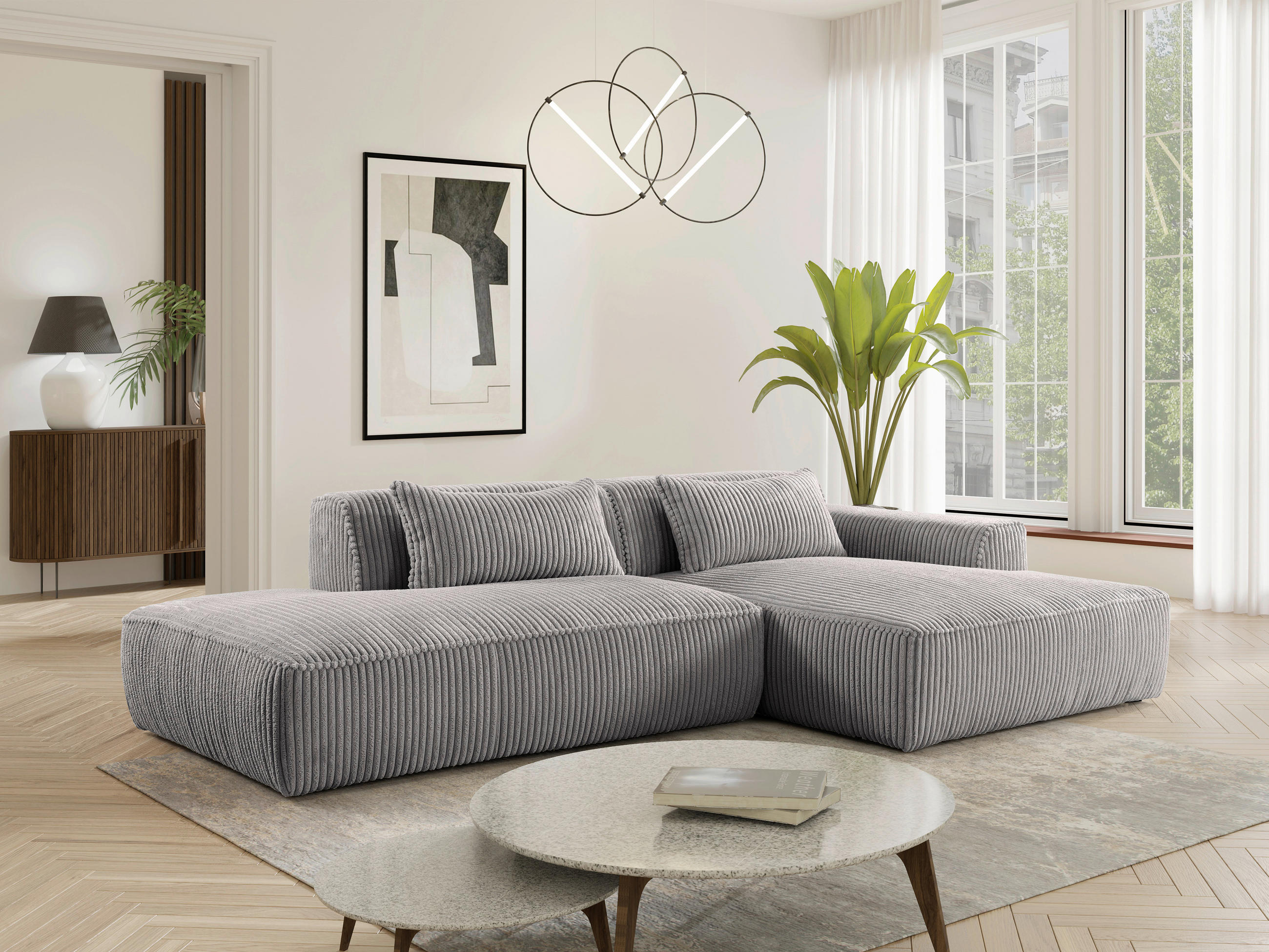 Livetastic ROHOVÁ SEDAČKA, plast, textil, kompozitní dřevo, šedá