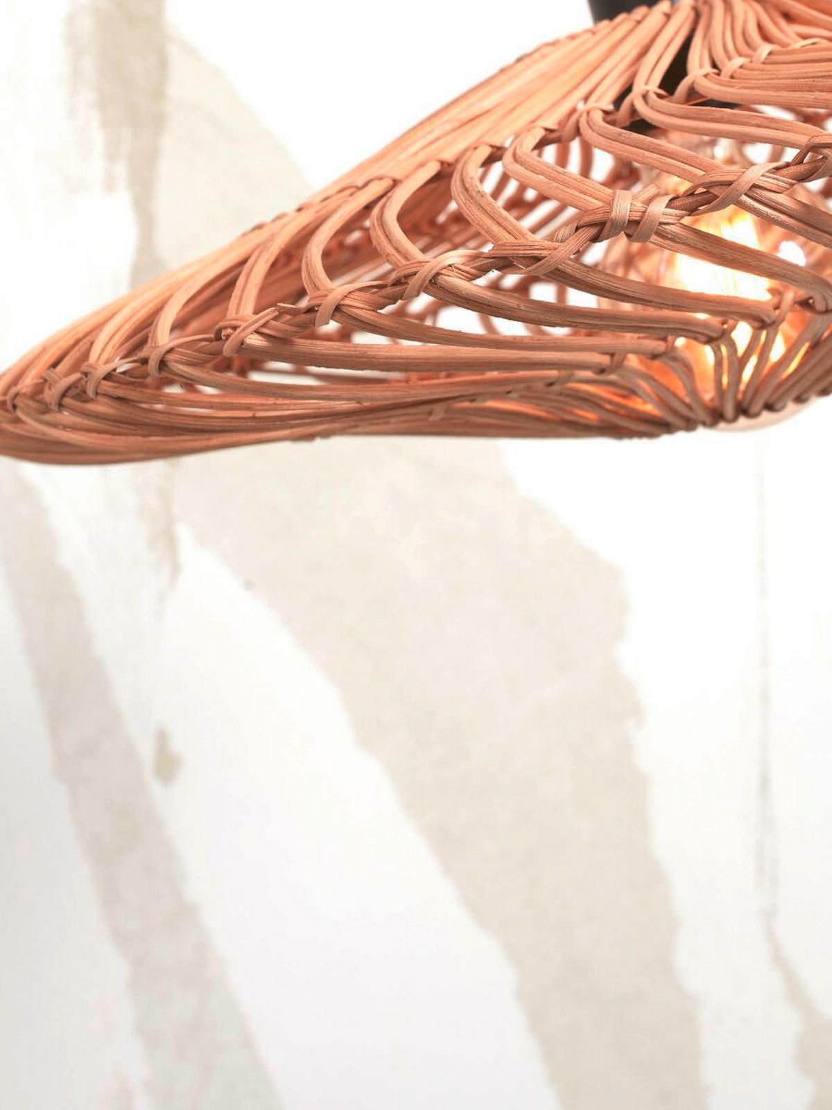 DECKENLEUCHTE GOOD&MOJO  40/12 cm   - Naturfarben, Trend, Naturmaterialien (40/12cm) - Good & Mojo