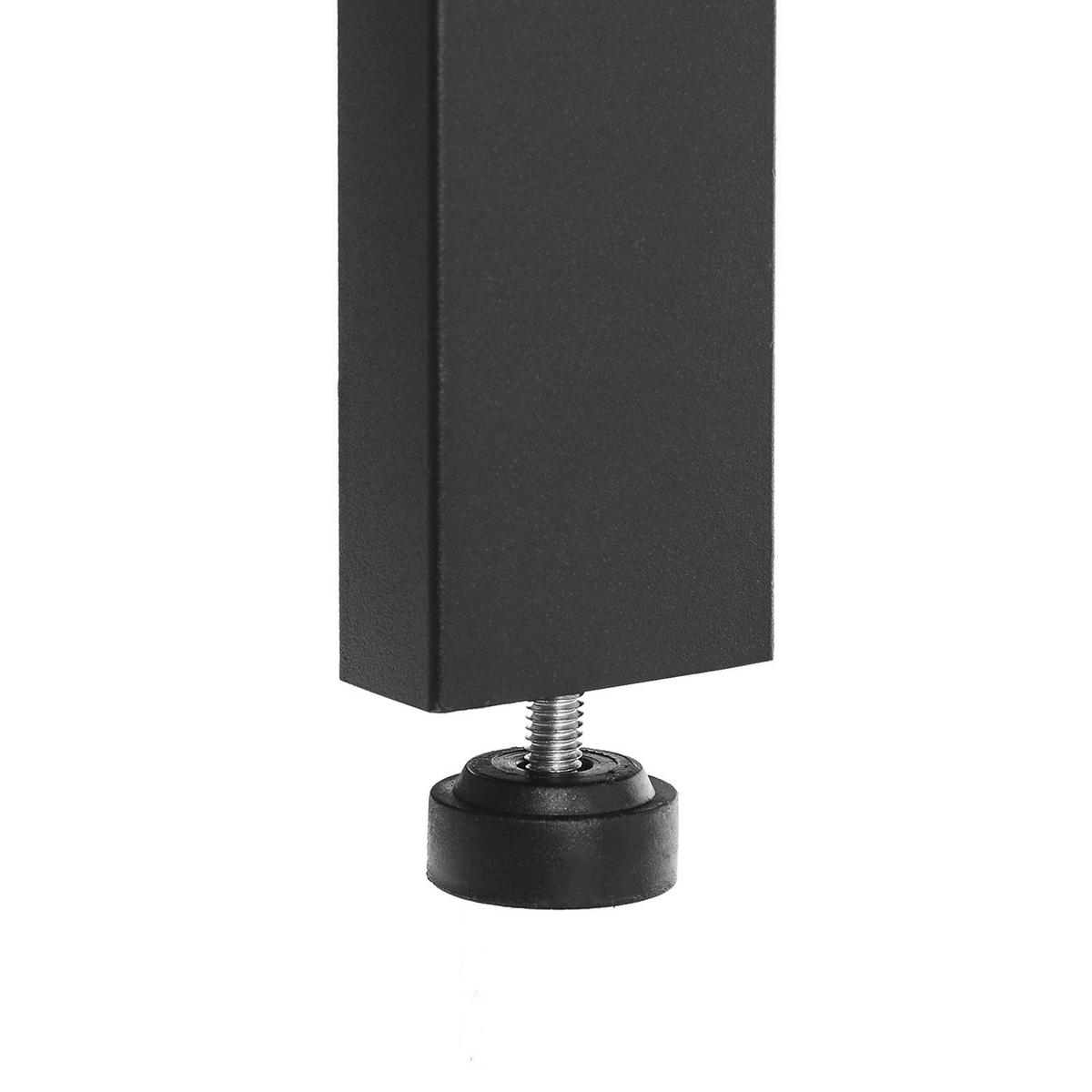 ECKREGAL - Schwarz/Braun, Basics, Holzwerkstoff/Metall (34,2/158,8/34,2cm) - Boxxx