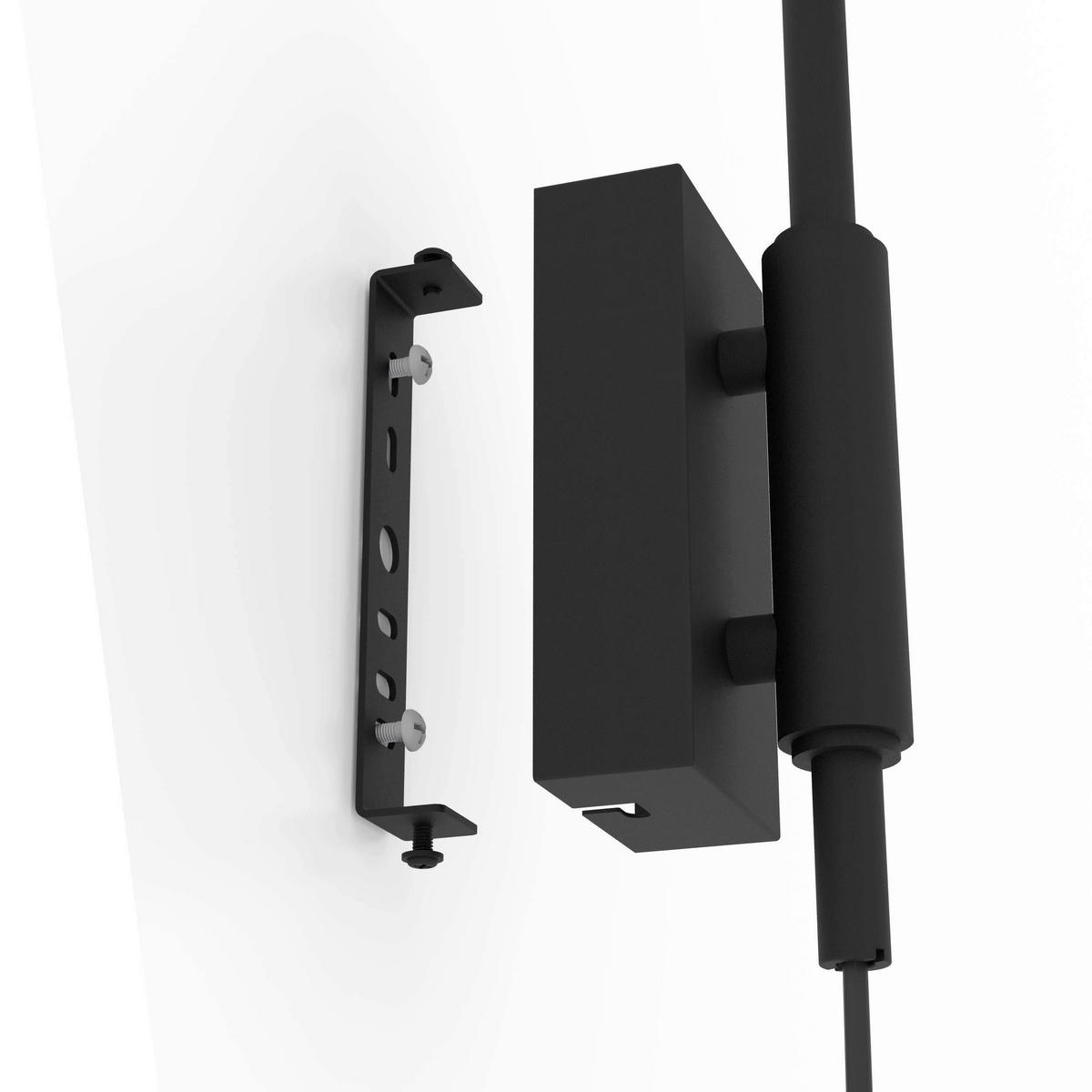 WANDLEUCHTE 80/20 cm   - Schwarz/Grau, Design, Metall (80/20cm) - Eglo