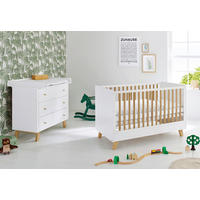 BABYZIMMER PINOLINO PAN  - Eichefarben/Weiß, Design, Holzwerkstoff - Pinolino