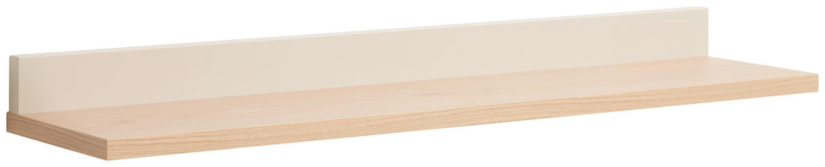 STENSKI REGAL bež  - bež, Basics, leseni material (94,8/8,2/22,5cm) - Paidi