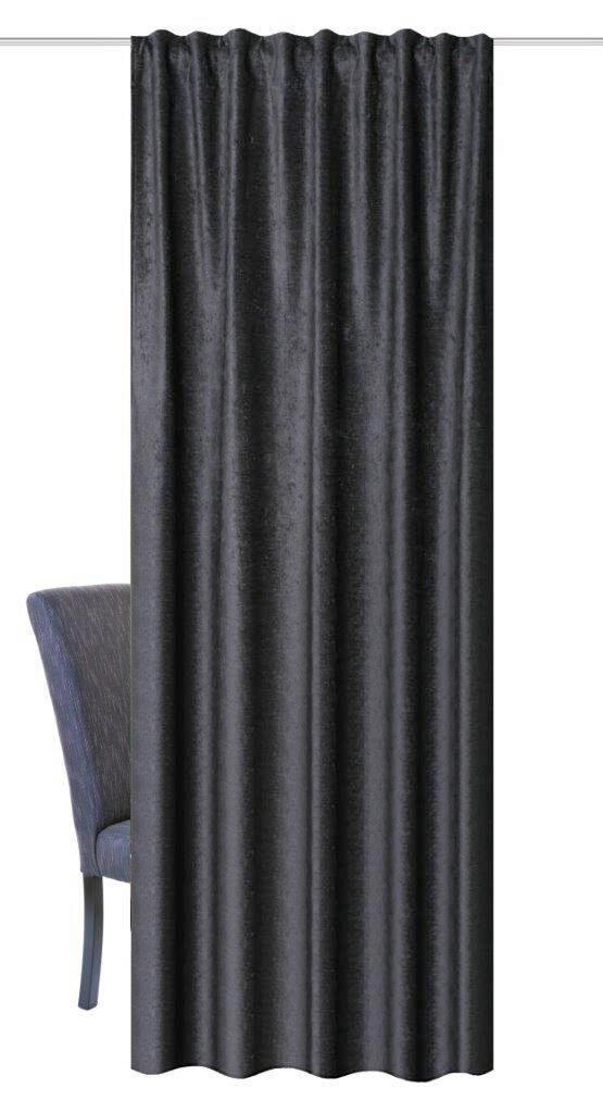 FERTIGVORHANG  blickdicht  135/245 cm   - Anthrazit, Basics, Textil (135/245cm)