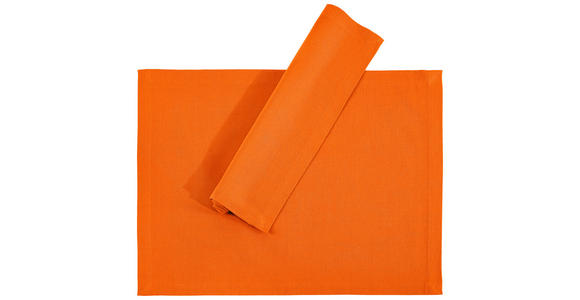 TISCHSET 33/45 cm Textil   - Orange, Basics, Textil (33/45cm) - Novel