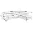 Ecksofa Braun Lederlook - Chromfarben/Braun, Design, Textil/Metall (226/169cm) - Carryhome Ecksofa Braun Lederlook - Chromfarben/Braun, Design, Textil/Metall (226/169cm) - Carryhome