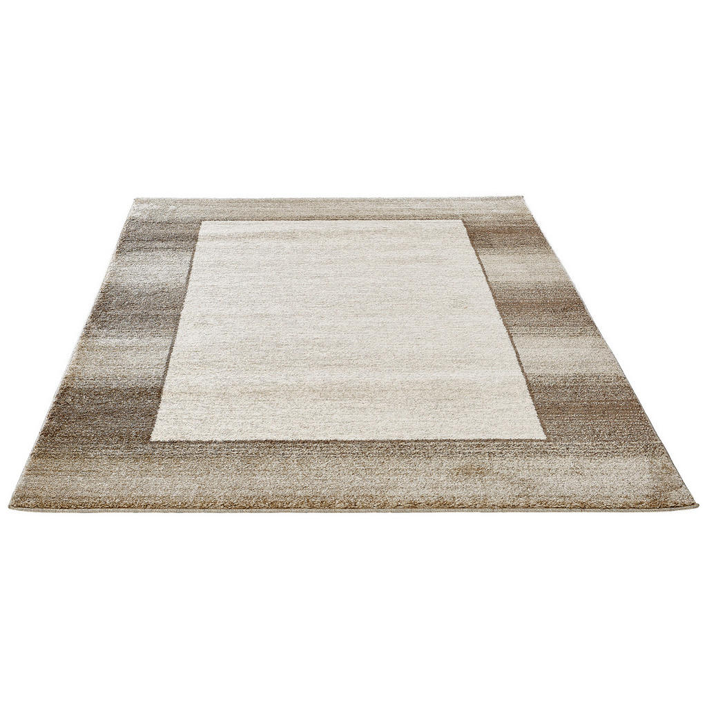 Thumbnail - Novel Webteppich Liquido Bordo, Braun, Beige, Textil, Bordüre, rechteckig, 120x170 cm, für Fußbodenheizung geeignet, in ...