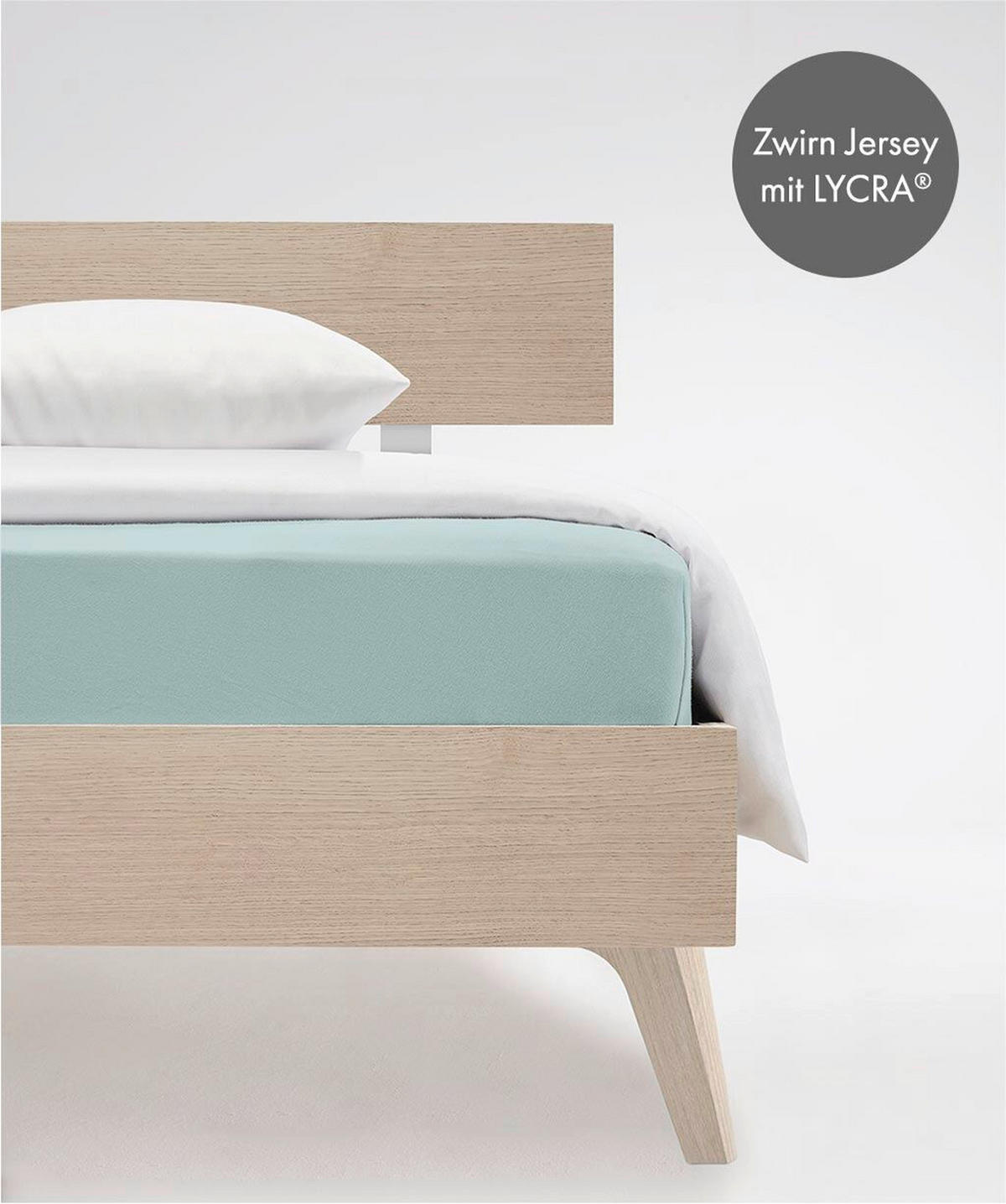 FIXLEINTUCH - Türkis, Basics, Textil (90-100/200-210cm) - Fleuresse