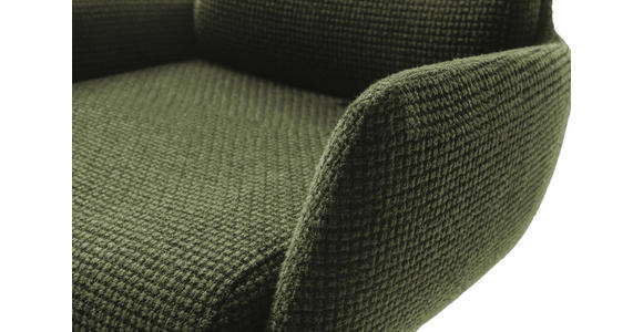 BARHOCKER in Metall, Textil Edelstahlfarben, Olivgrün - Edelstahlfarben/Olivgrün, Design, Textil/Metall (54/84/52cm) - Dieter Knoll