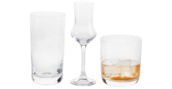 SCHNAPS-GLÄSERSET 6-teilig  - Klar, Basics, Glas (80ml) - Novel