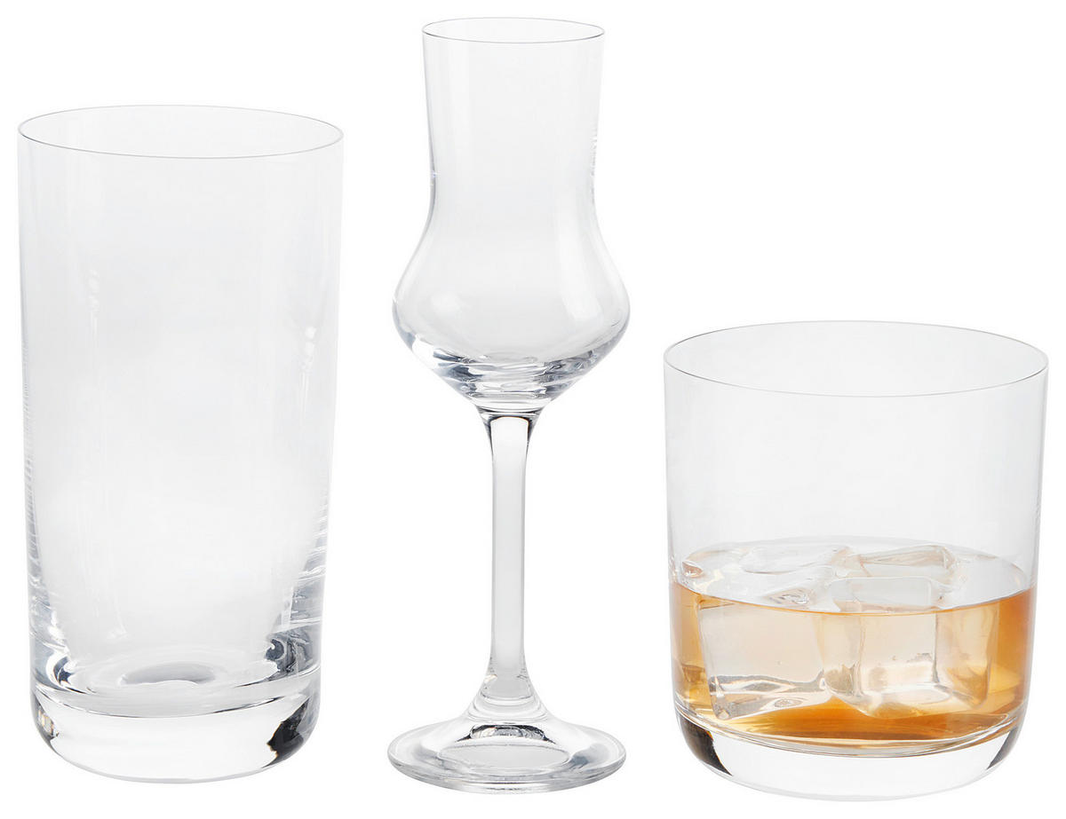 SCHNAPS-GLÄSERSET Barline 6-teilig 80 ml  - Klar, Basics, Glas (80ml) - Novel