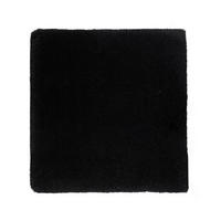 BADTEPPICH MAURO Schwarz 60/60 cm  - Schwarz, Basics, Kunststoff/Textil (60/60cm) - Aquanova