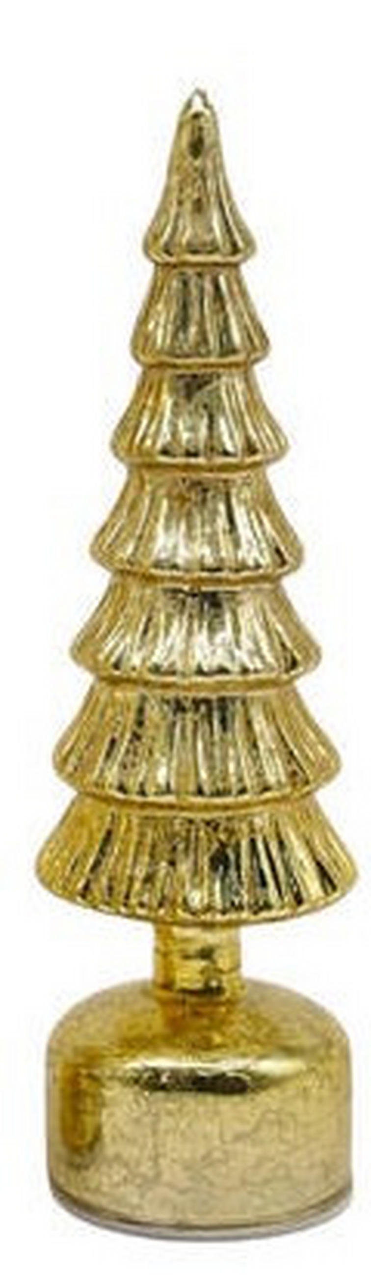 DEKOBAUM - Goldfarben, LIFESTYLE, Glas (10,5/41cm) - X-Mas