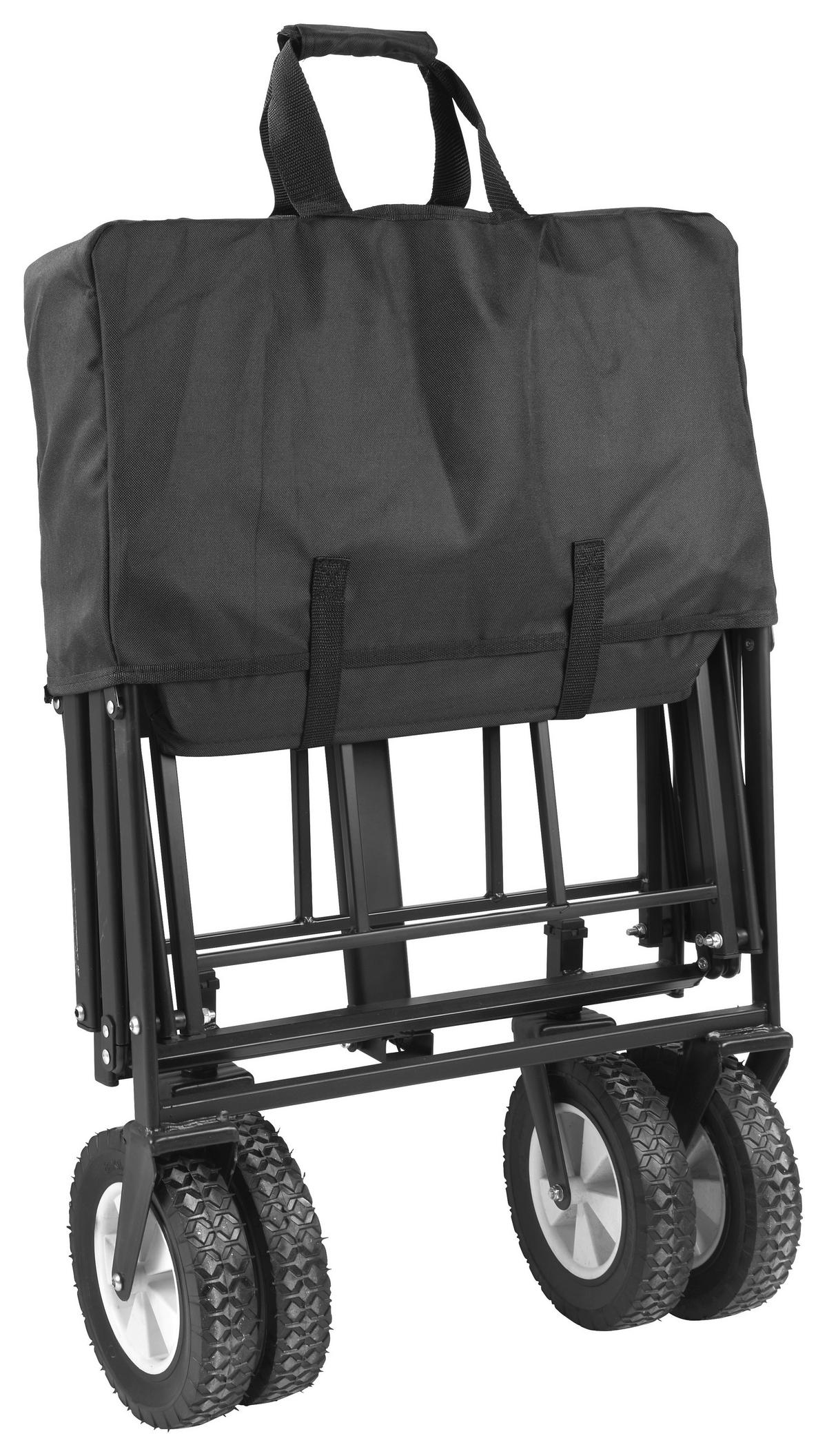 BOLLERWAGEN    - Schwarz/Grau, Basics, Kunststoff/Textil (100/50/80cm) - My Baby Lou