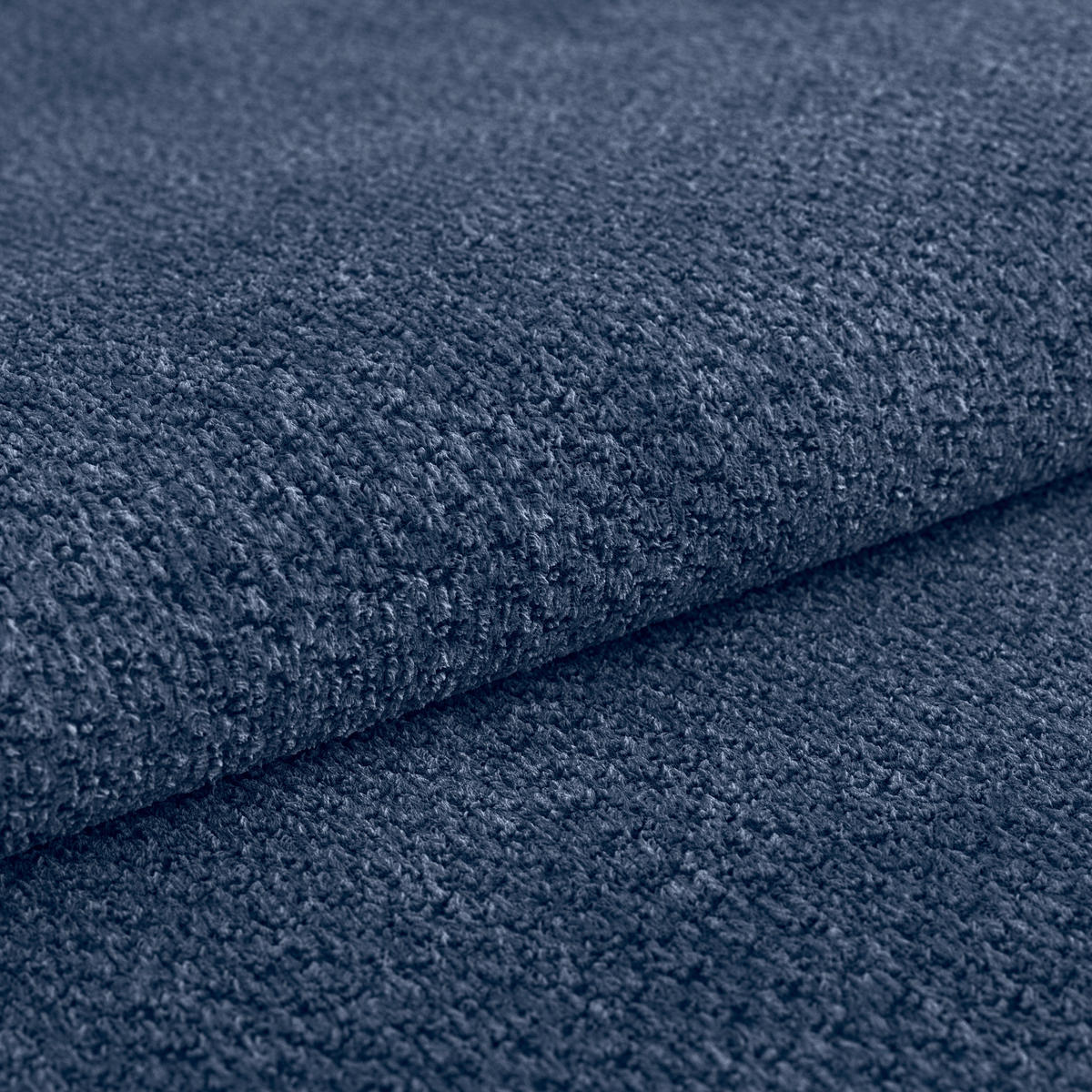 ECKSOFA in Blau  - Blau/Schwarz, Trend, Kunststoff/Textil (261/203cm) - Livetastic