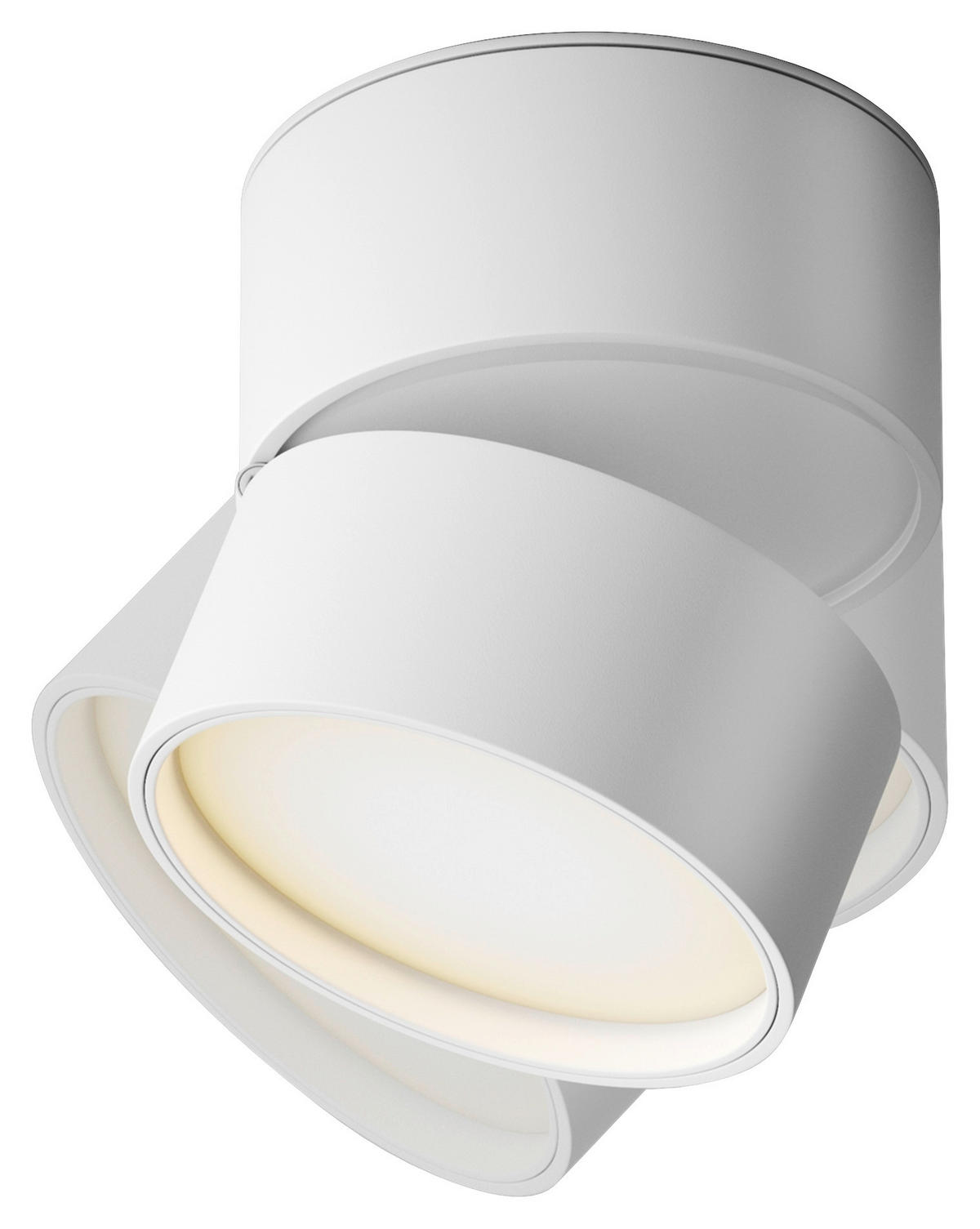 STROPNÉ SVIETIDLO, 8,5/8/8,5 cm - biela, Basics, kov (8,5/8/8,5cm)
