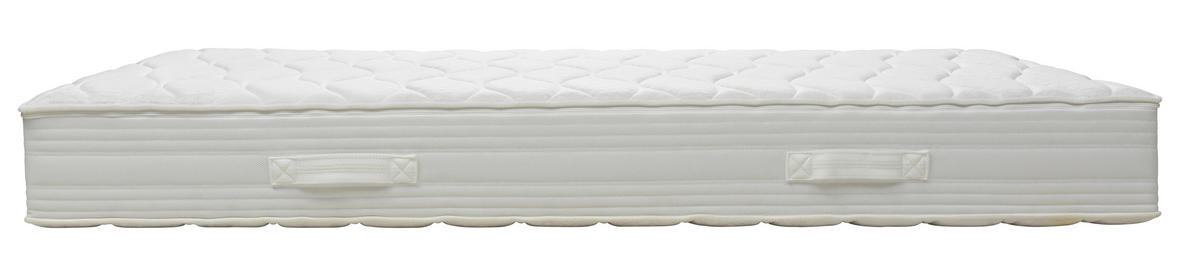TASCHENFEDERKERNMATRATZE 90/200 cm Höhe ca. 24 cm 7 -Zonen - Weiß, Basics, Textil (90/200cm) - FAN