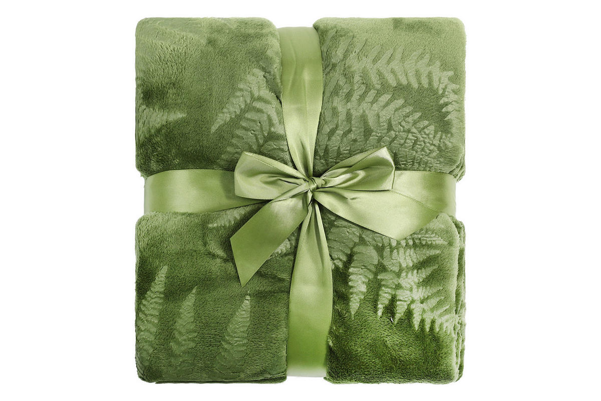 DECKE Farn 130/170 cm  - Grün, Basics, Textil (130/170cm) - Novel