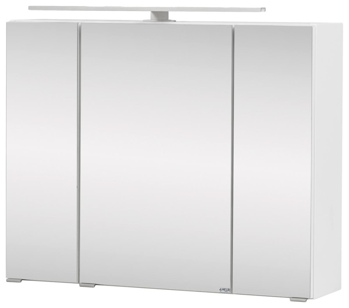 BADRUM 80 cm  - vit/grå, Klassisk, trämaterial/glas (80cm) - Held