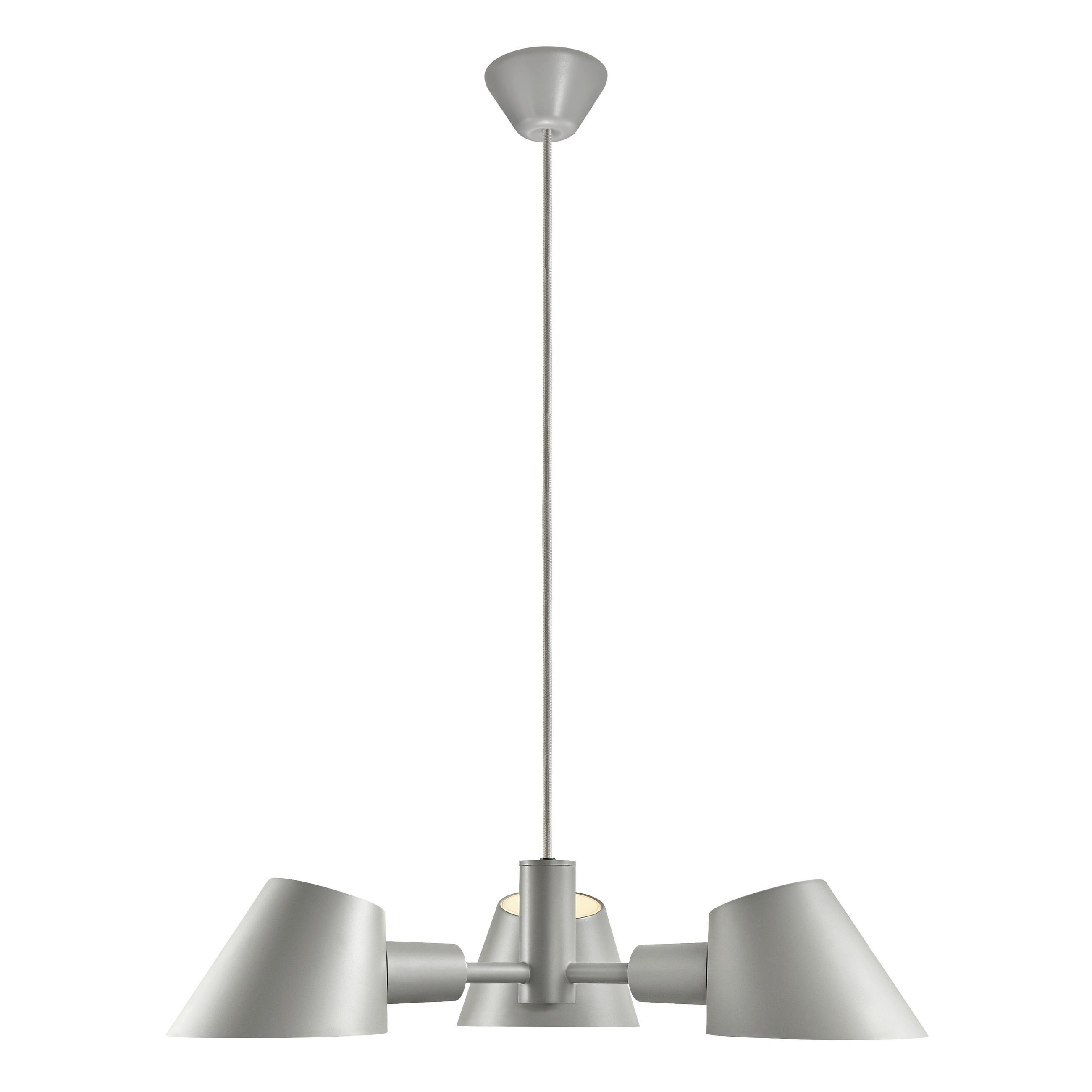 HÄNGELEUCHTE Pela 60/12 cm   - Grau, MODERN, Metall (60/12cm) - Nordlux