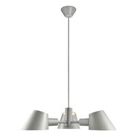 HÄNGELEUCHTE Pela 60/12 cm   - Grau, MODERN, Metall (60/12cm) - Nordlux