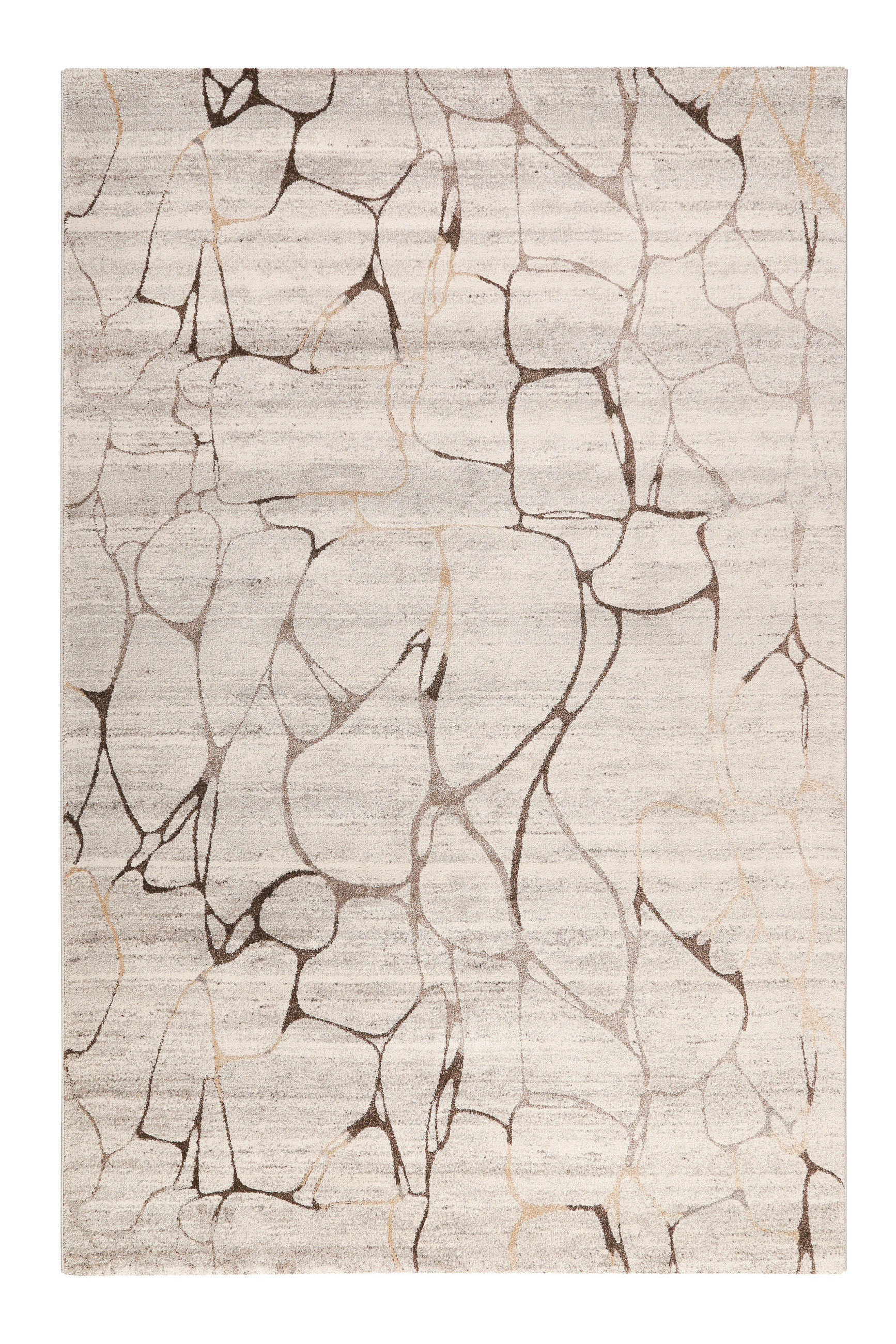WEBTEPPICH 200/290 cm Solo Fields Taupe, Beige  - Taupe/Beige, Design, Textil (200/290cm) - WECON HOME