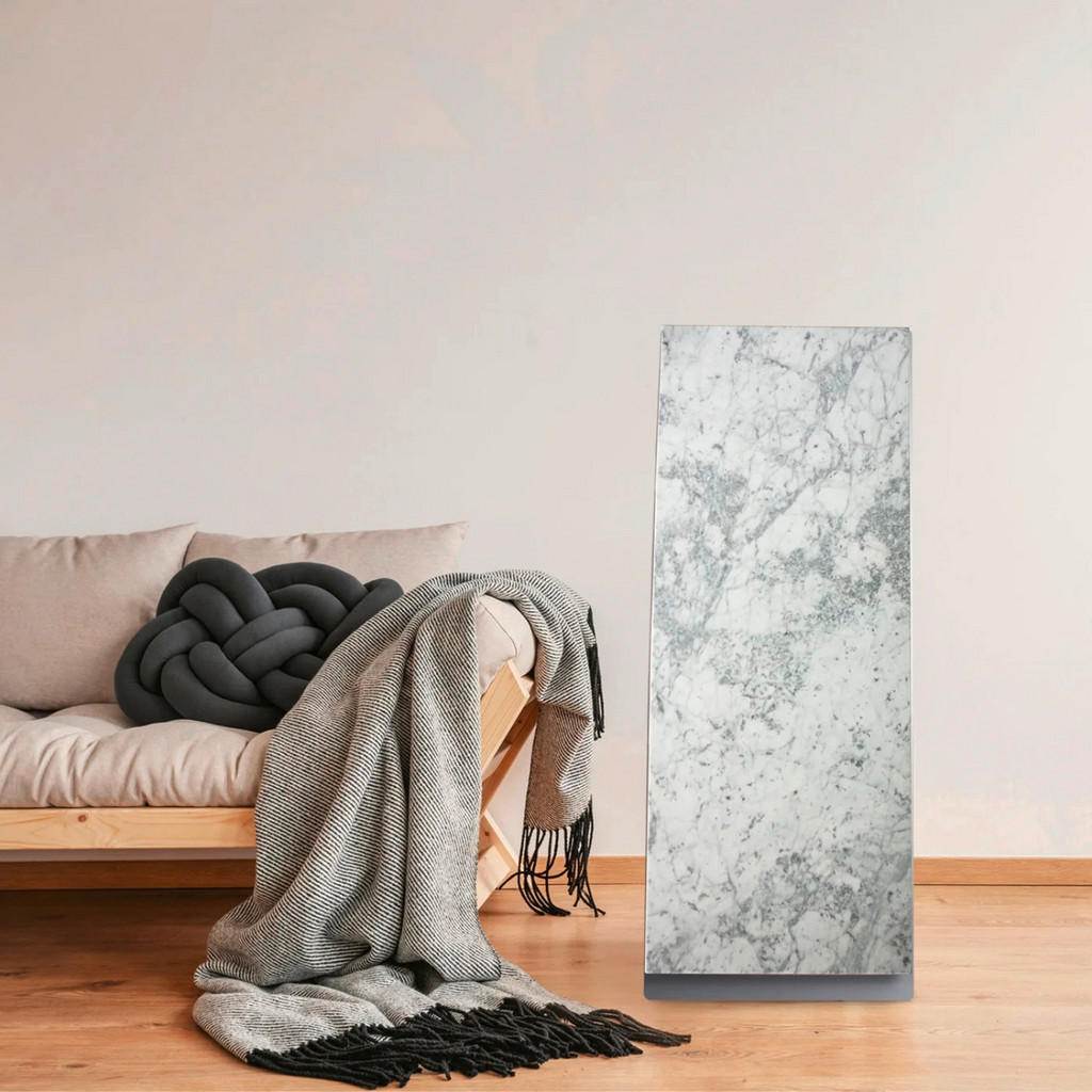 Thumbnail - Mid.you Infrarot-Heizpaneel-Montageset Standfuß für 800 Watt Infrarotheizung, Alu, Metall, 104x42x42 cm, Freizeit, Elekt...