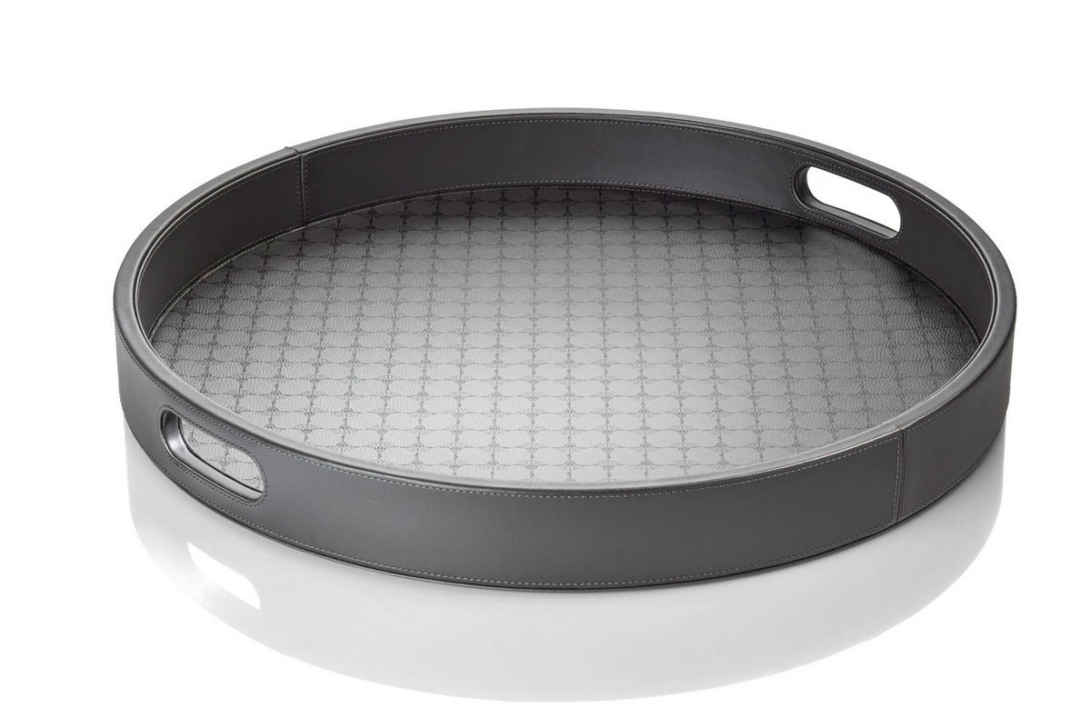 DEKOTABLETT     - Anthrazit/Schwarz, Design, Kunststoff (46,5/46,5/7,5cm) - Joop!