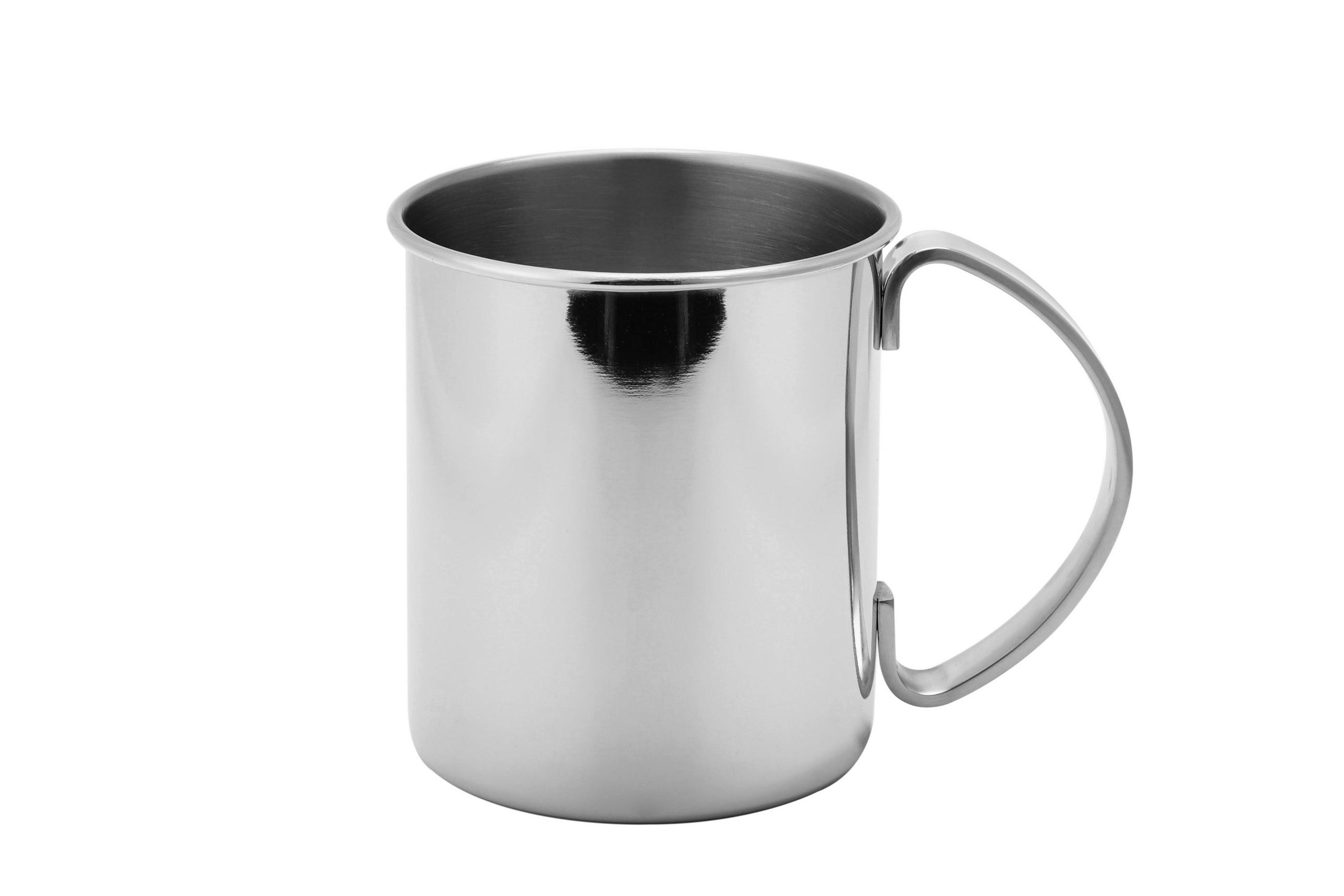 BECHERSET 4-teilig - Silberfarben, Basics, Metall (16.2/11.4/11.3cm) - Echtwerk