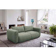 SCHLAFSOFA Flachgewebe Salbeigrün  inkl.  - Salbeigrün/Schwarz, MODERN, Kunststoff/Textil (248/94/109cm) - Carryhome
