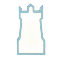 BORDSLAMPA FÖR BARN - blå, Basics, trämaterial/plast (16/3.5/28.5cm)