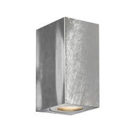 WANDLEUCHTE Canto 17.2/10/8.7 cm  - Zinkfarben, Design, Metall (17.2/10/8.7cm) - Nordlux