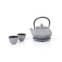 TEEKANNENSET  - Grau, Basics, Metall (800ml) - Echtwerk