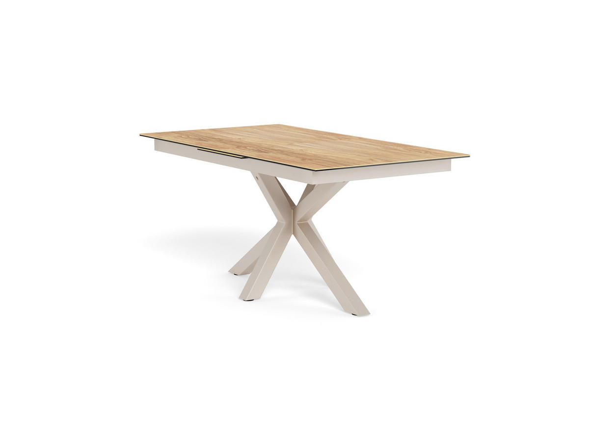 ESSTISCH in Metall, Glas, Keramik 210/90/76 cm  - Eichefarben/Grau, MODERN, Glas/Keramik (210/90/76cm) - MID.YOU