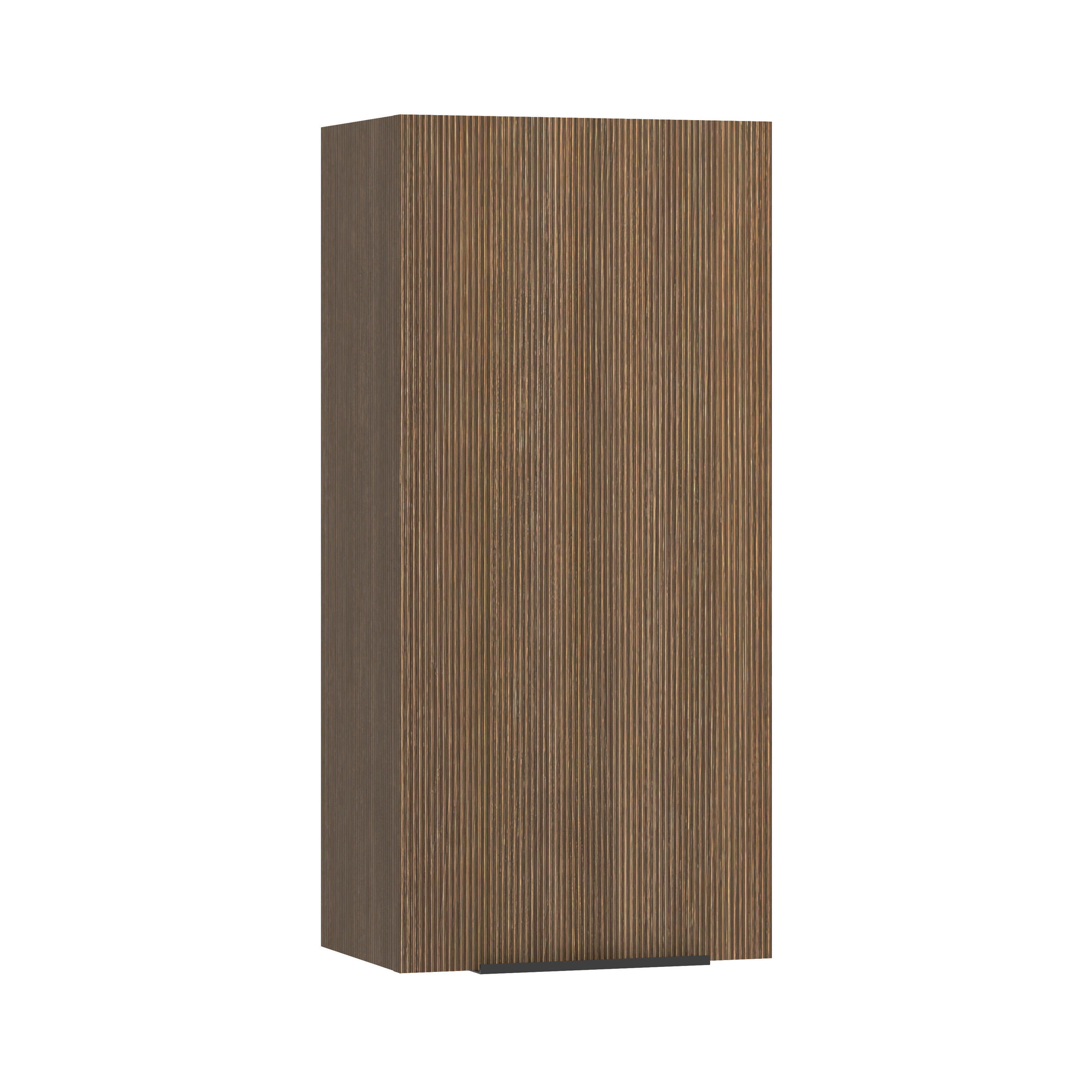 HÄNGESCHRANK 30/64/20 cm  - Dunkelbraun/Schwarz, KONVENTIONELL, Holzwerkstoff/Metall (30/64/20cm) - Held