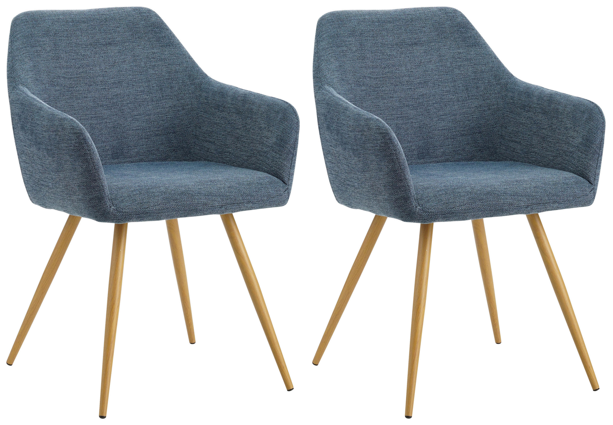 Armlehnstuhl Melinda Blau Gepolstert