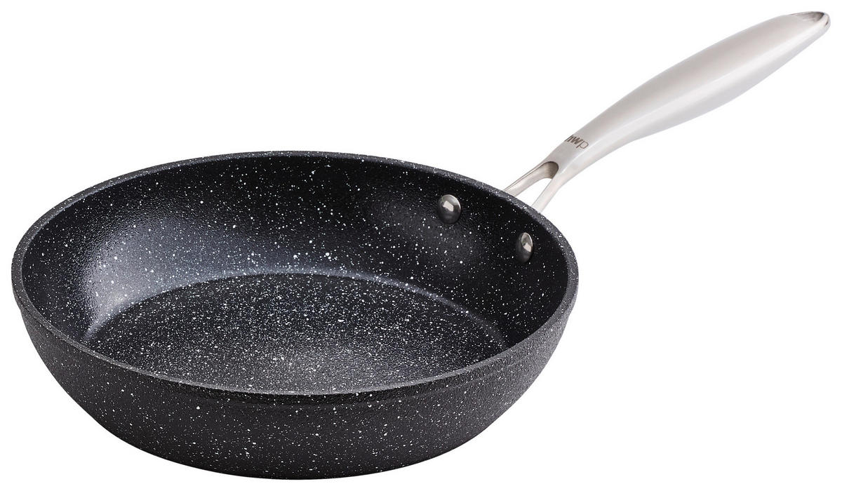 PONEV 24/5 cm keramična prevleka  - barve nerjavečega jekla/črna, Basics, kovina (24/5cm) - Homeware Profession.