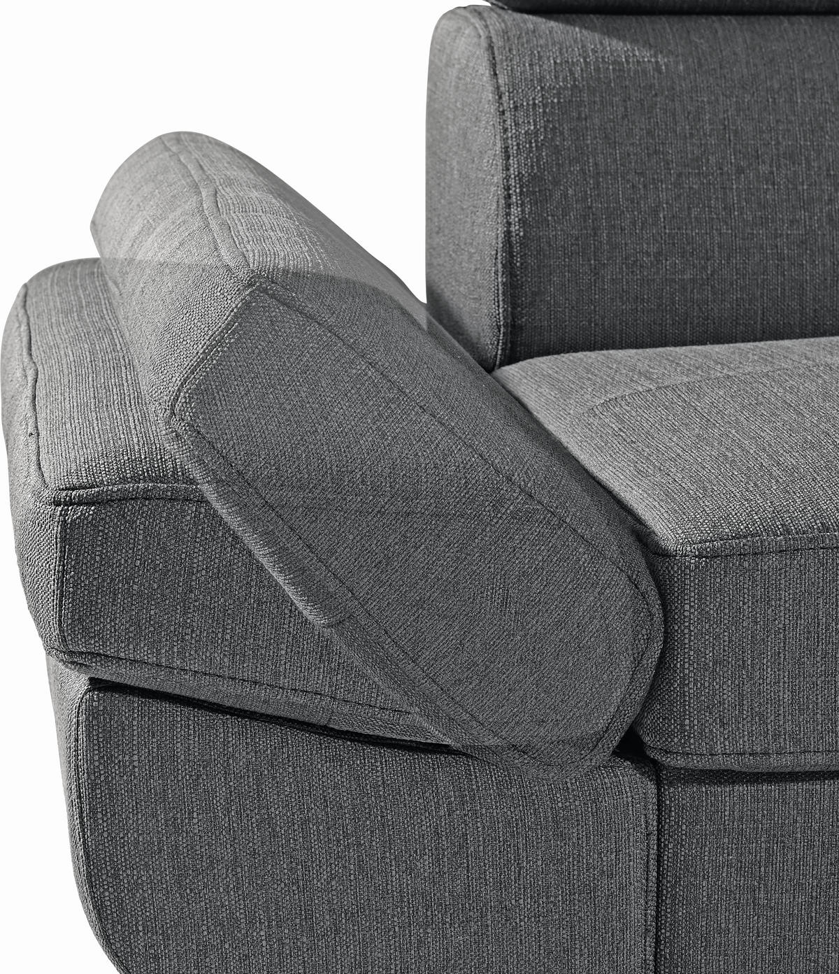 KUTNA GARNITURA tekstil  antracit   - zelena/boje kroma, Design, tekstil/metal (270/229cm) - Xora
