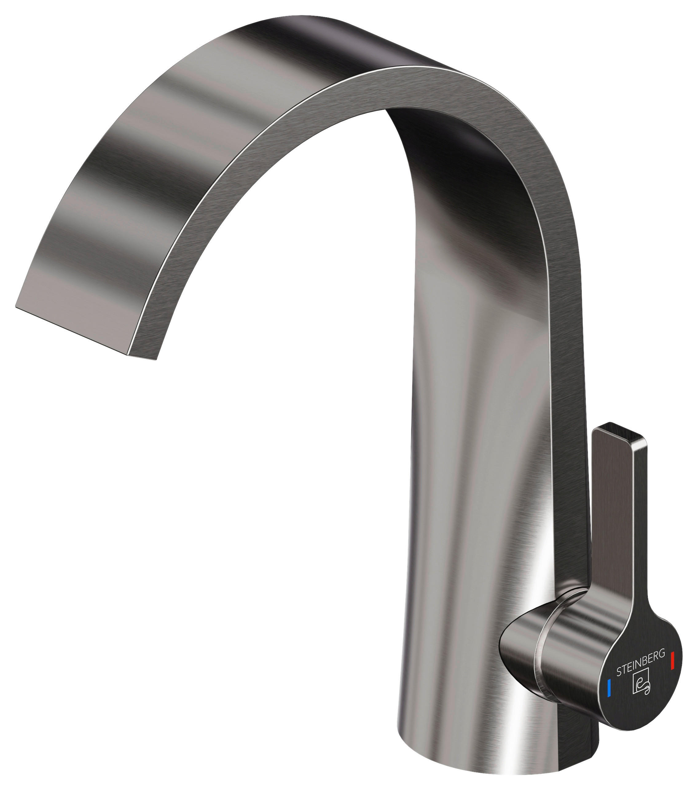 WASCHTISCHARMATUR 260 1010 BGM  - Dunkelgrau, MODERN, Metall (5,8/22,6/18,6cm)