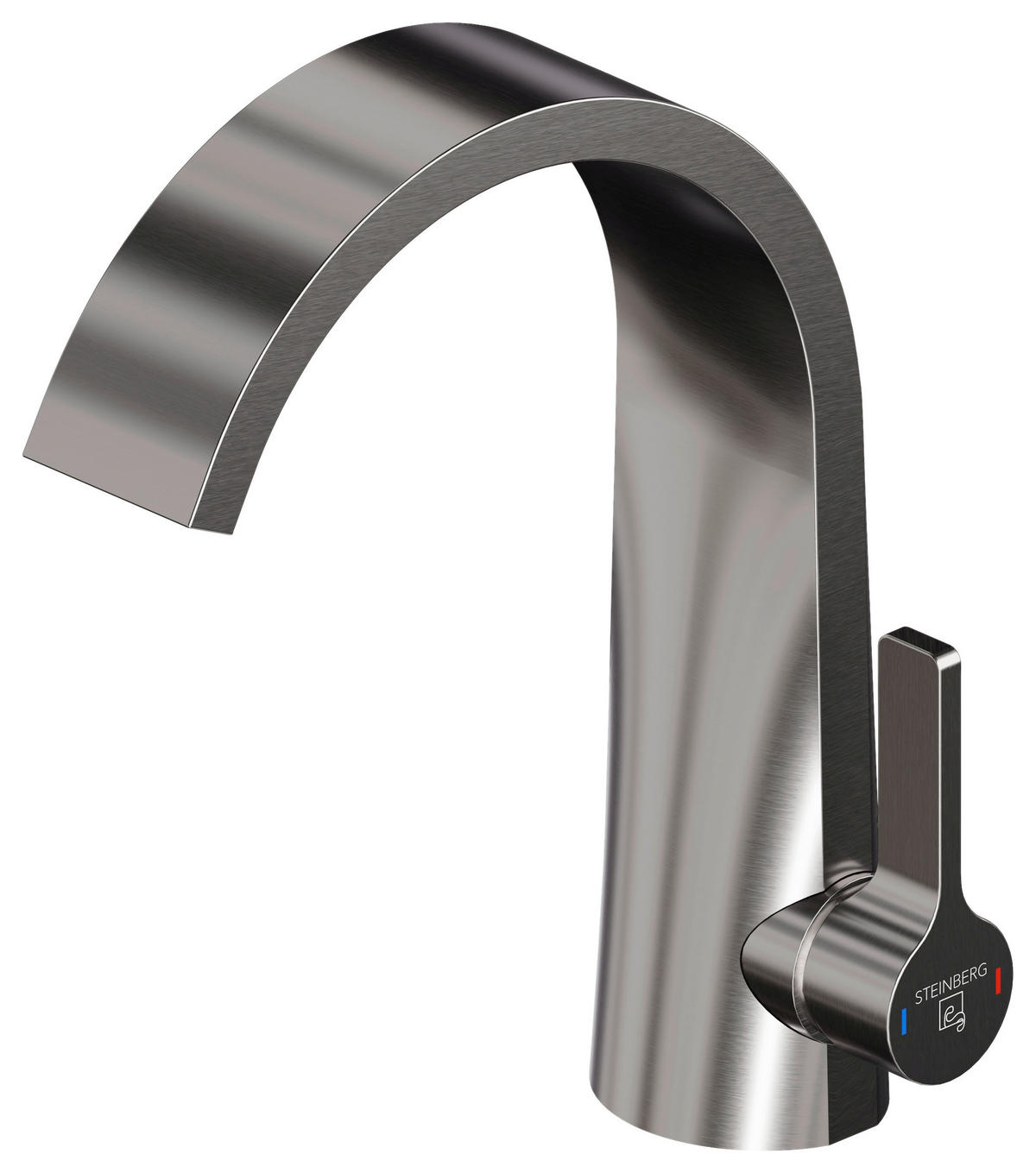 WASCHTISCHARMATUR 260 1010 BGM  - Dunkelgrau, MODERN, Metall (5,8/22,6/18,6cm)