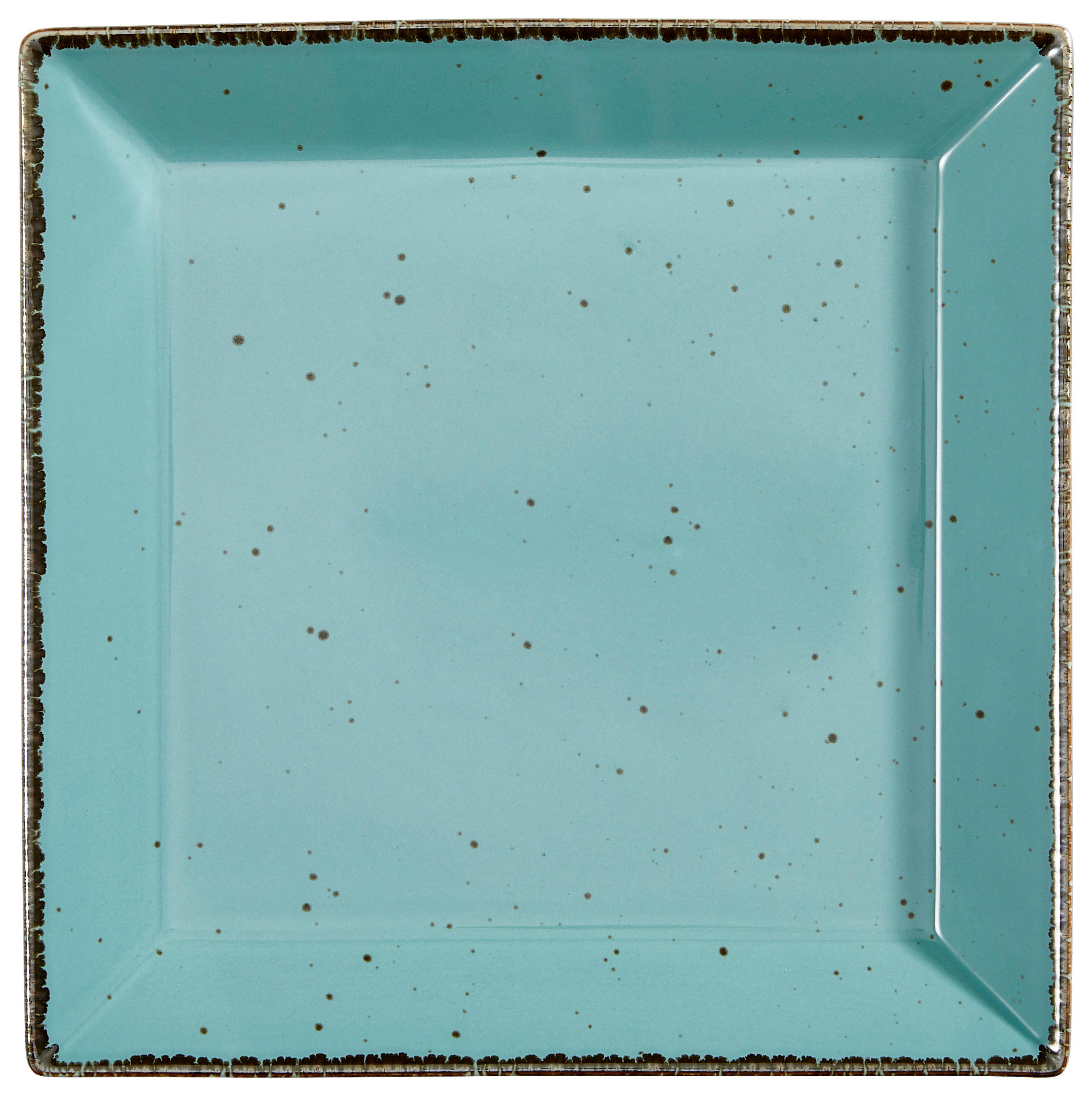 SERVIERPLATTE - Türkis, LIFESTYLE, Keramik (28/28cm) - Landscape