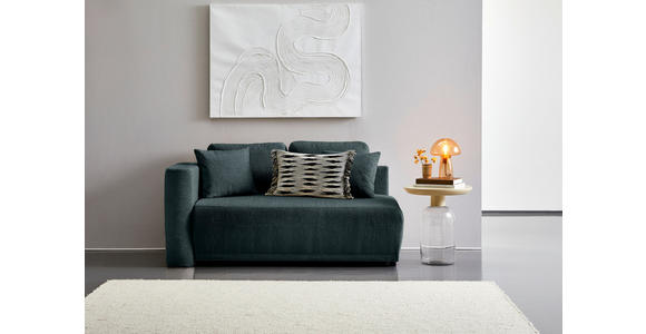 CHAISELONGUE Chenille Dunkelblau - Schwarz/Dunkelblau, KONVENTIONELL, Kunststoff/Textil (93/73/171cm) - Carryhome