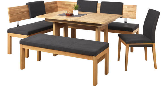 ESSTISCH in Holz 130(180)/90/75 cm - Eichefarben, Natur, Holz (130(180)/90/75cm) - Voleo