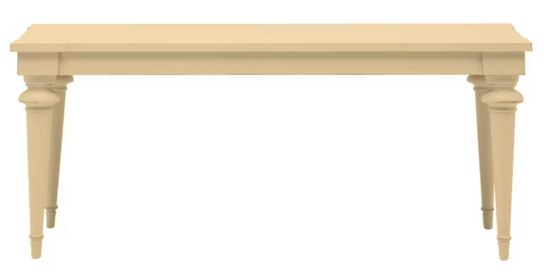 ESSTISCH Pinie massiv rechteckig Elfenbein  - Elfenbein, LIFESTYLE, Holz (182/76/90cm) - Livetastic
