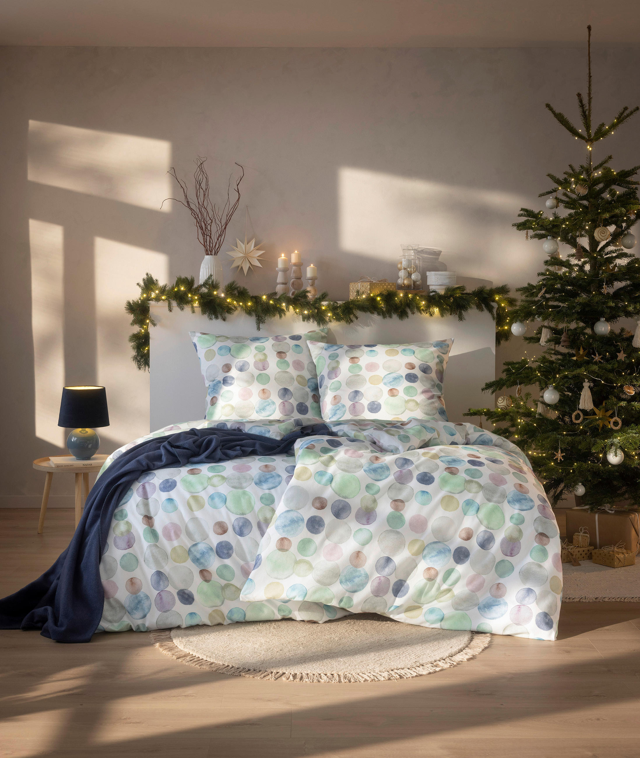 BETTWÄSCHE Impulse Flanell 155/200 cm  - Minttürkis, Design, Textil (155/200cm) - Estella