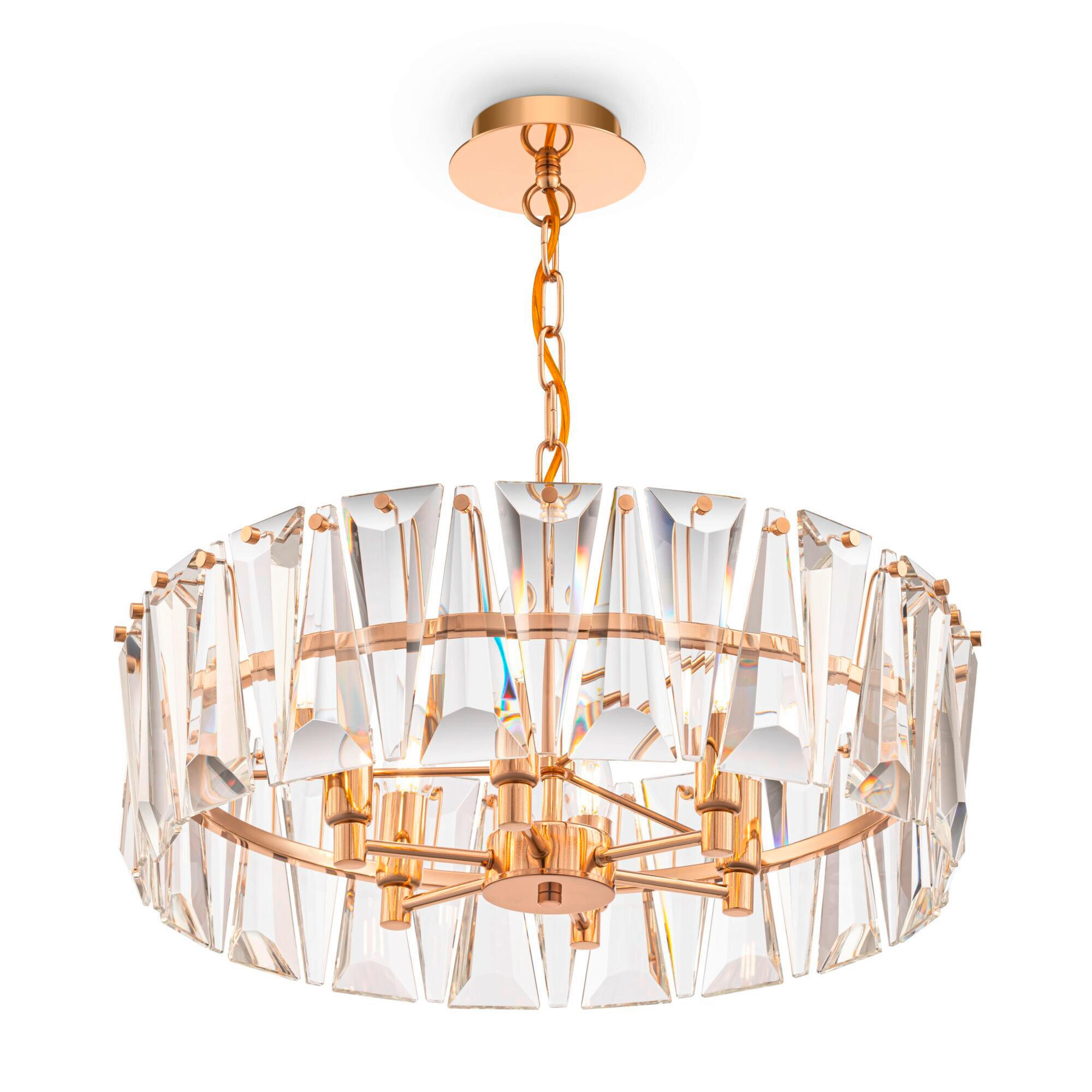 PENDELLEUCHTE Modern 51.7/23.8/51.7 cm   - Goldfarben, Trend, Metall (51.7/23.8/51.7cm) - MAYTONI