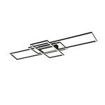 LED-DECKENLEUCHTE Irvine 105/42/6,5 cm  - Anthrazit, Design, Kunststoff/Metall (105/42/6,5cm) - Novel