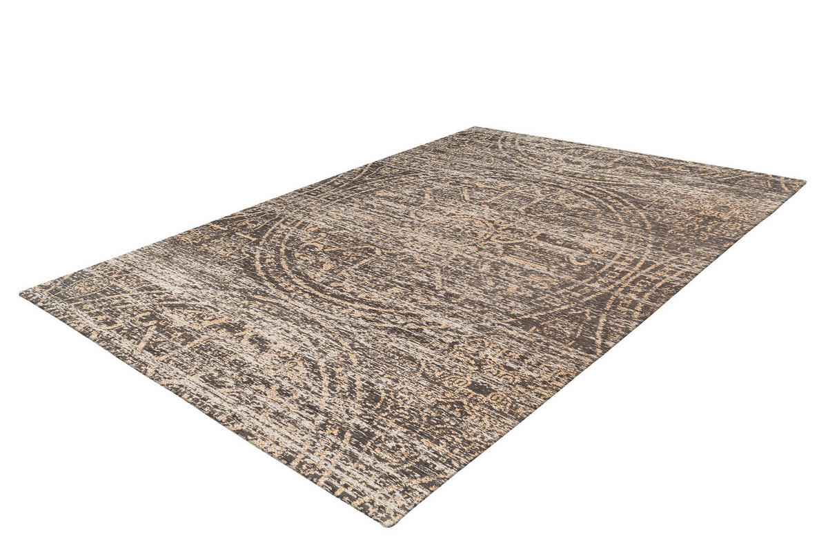 KOBEREC TKANÝ NA PLOCHO, 120/170 cm, béžová - béžová, Konvenční, textil (120/170cm)