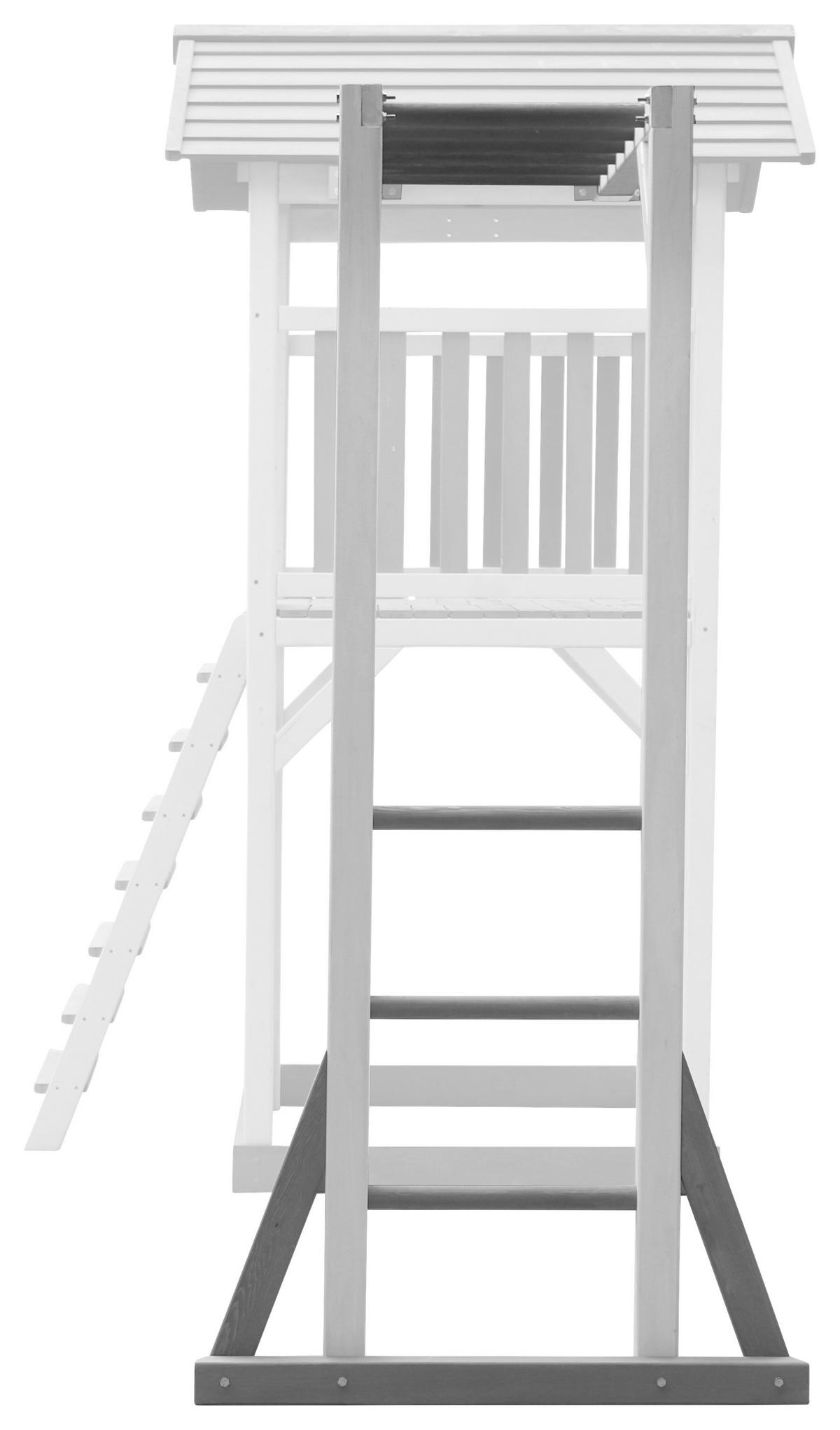 KLÄTTERSTÄLLNING - vit/grå, Klassisk, trä (167,2/206/97cm)